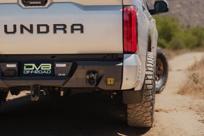 Toyota Tundra Rear Bumper - DV8 Offroad - Spec Series, Mid-Width, Steel - Black - `22-`26